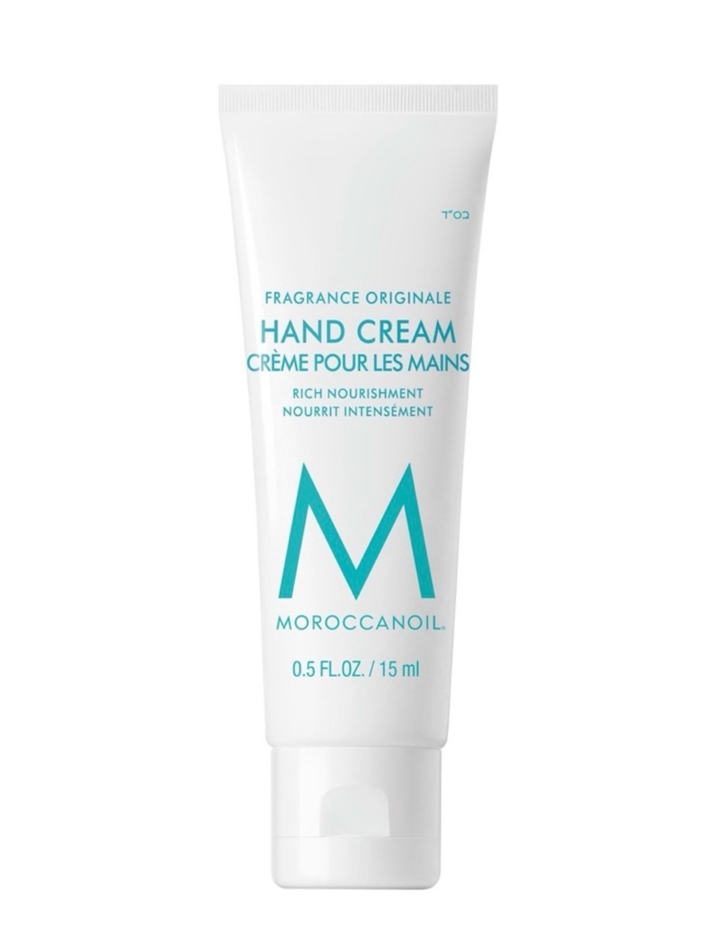 Moroccanoil Hand Cream - White with Teal Accents